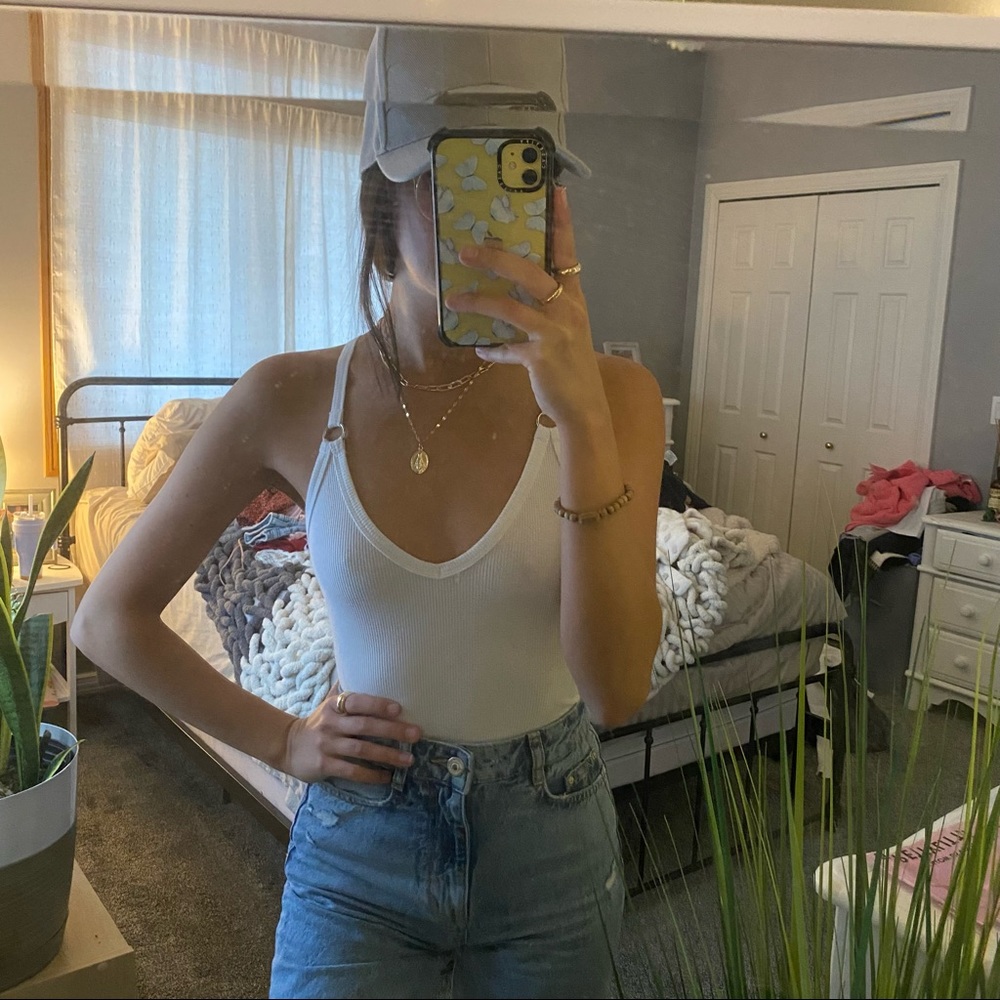 white bodysuit